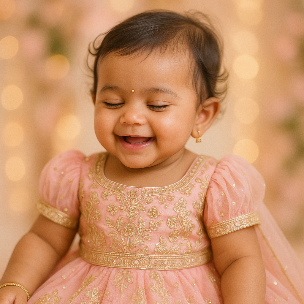 How to Style an Ethnic Lehenga for Your Daughter's Birthday Party