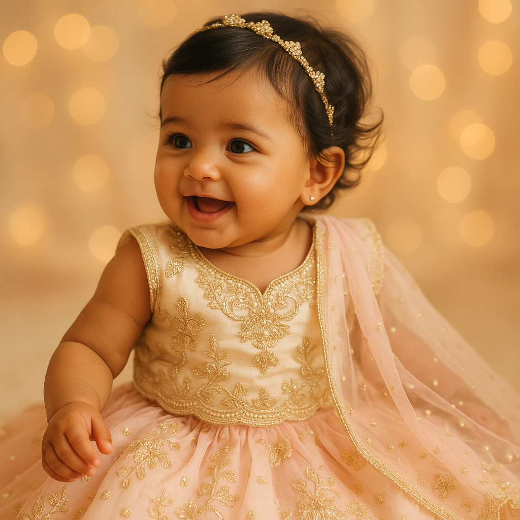 Ivory & Pastel Lehenga Sets for Girls: Timeless Festive Elegance