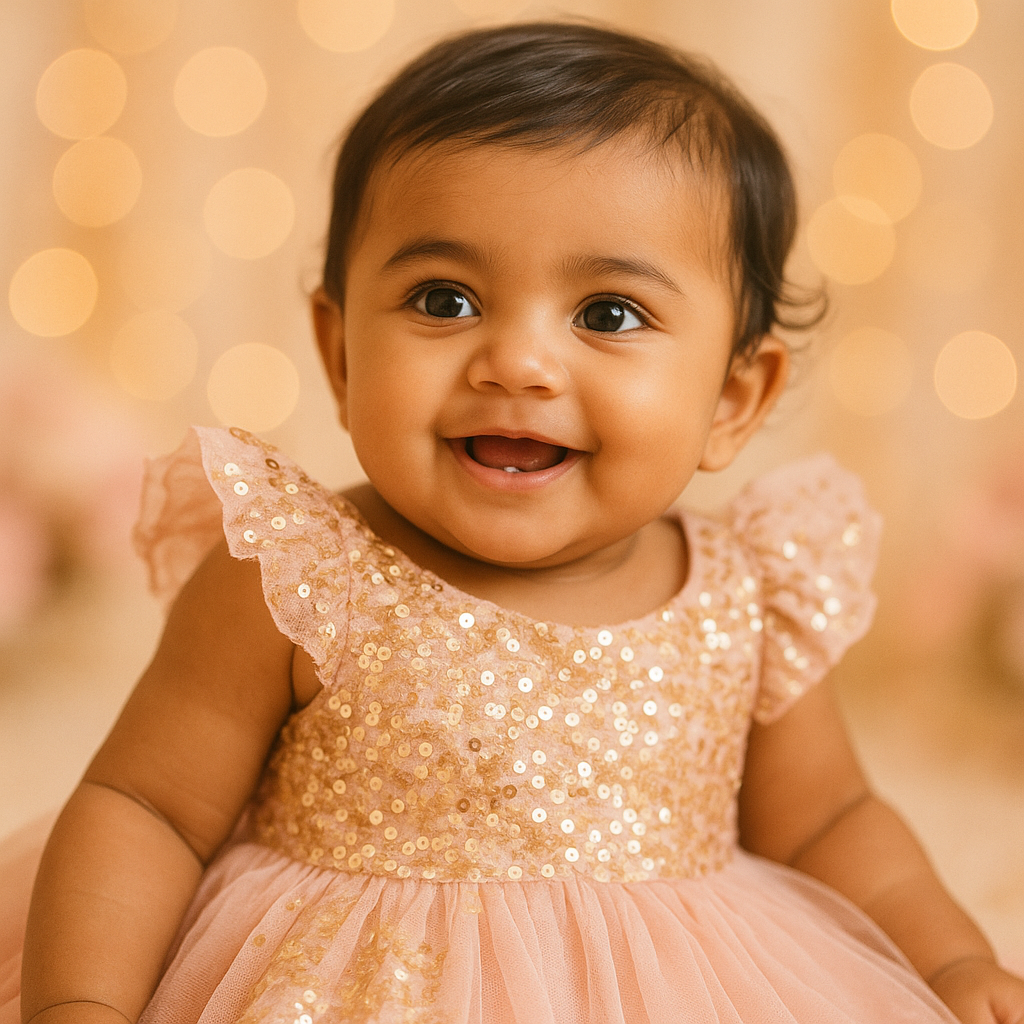 How Sequin Placement Makes or Breaks a Baby Girl Birthday Dress