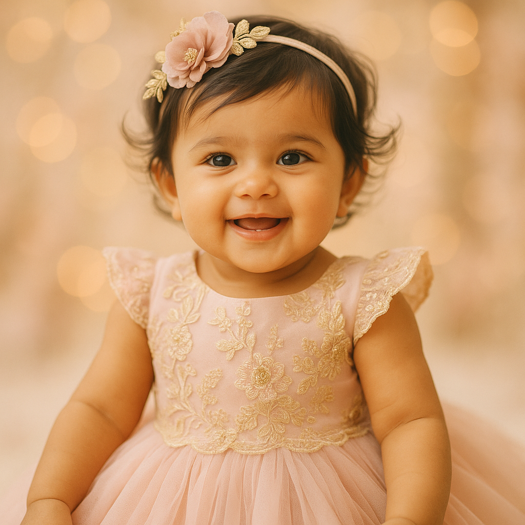 The First Birthday Dress Deserves to Be One-of-a-Kind — Here's Why