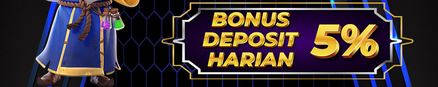BONUS DEPO HARIAN 5%