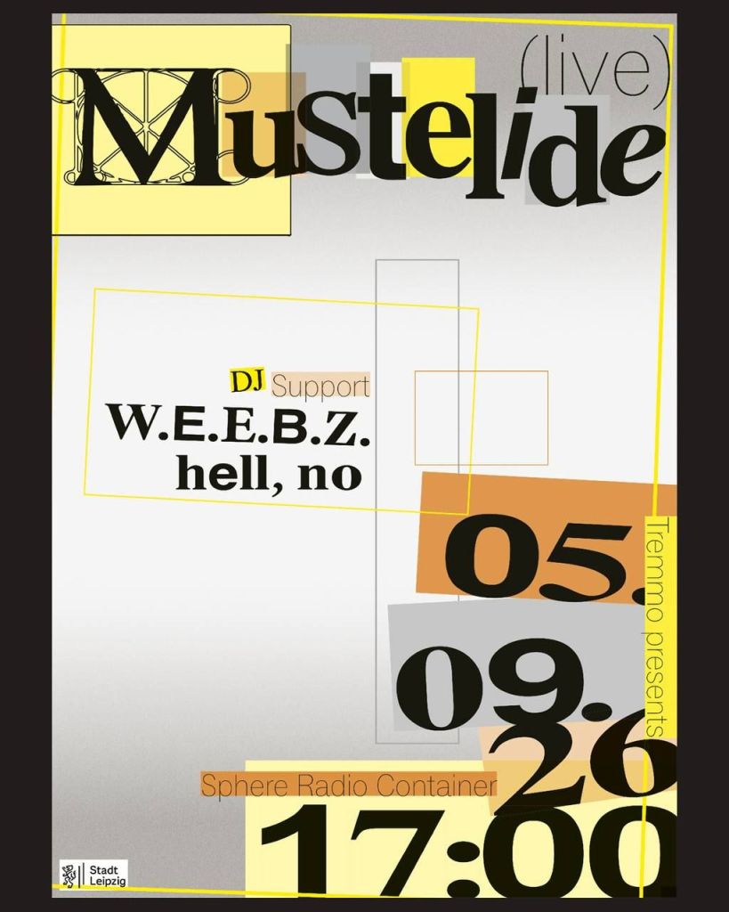 Tremmo presents Mustelide (live) – 05.09.2026 poster