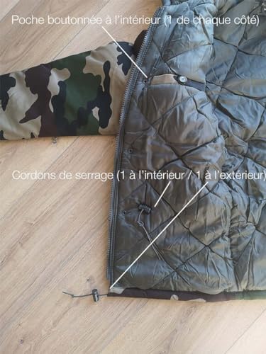 Vue 2 de Cityguard Parka Dubon Camouflage