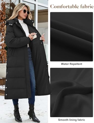 Vue 4 de Manteau Femme Hiver Longue