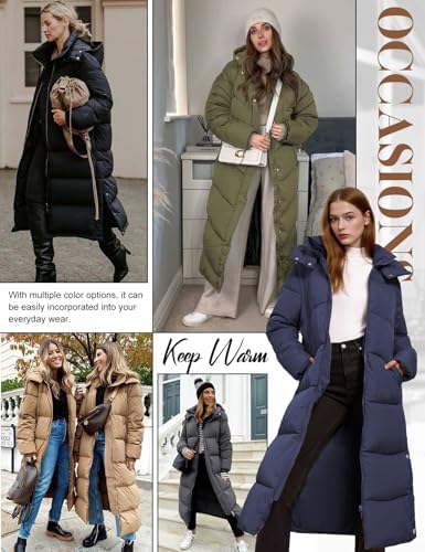 Vue 5 de Manteau Femme Hiver Longue