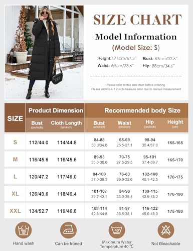 Vue 6 de Manteau Femme Hiver Longue
