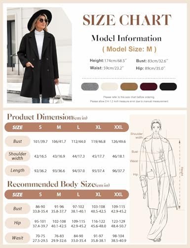 Vue 6 de Long Manteau Femme Hiver