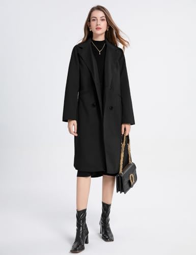 Vue 3 de Manteau Dhiver En Laine