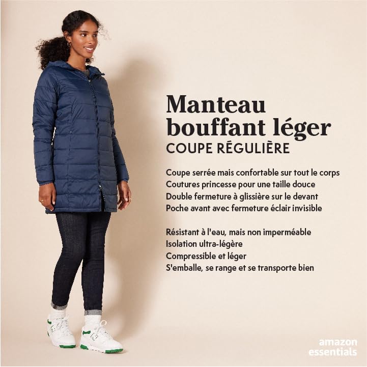 Vue 2 de Femme Doudoune Capuche