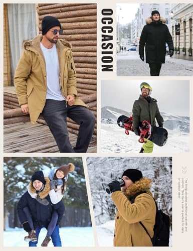 Vue 5 de Manteau Homme Hiver Veste