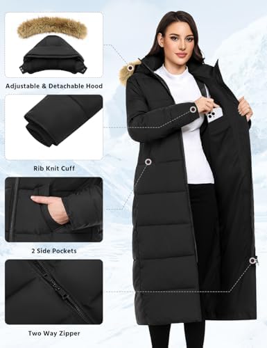 Vue 3 de Manteaux Femme Long Manteau