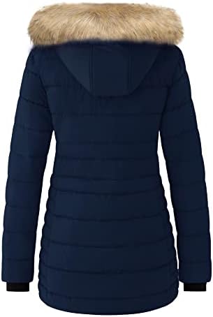 Vue 2 de Femme Manteaux Dhiver Longue