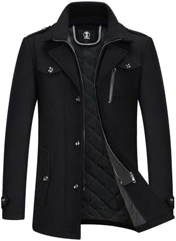 Vue 2 de Manteau Homme Milong En