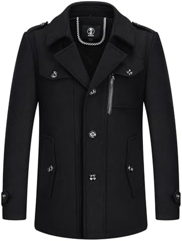 Vue 3 de Manteau Homme Milong En