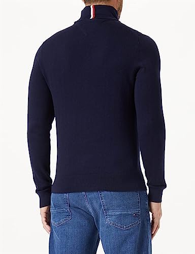 Vue 4 de Pull Col Roule Coton