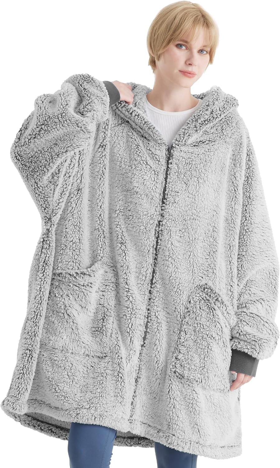 Bedsure Couverture Capuche