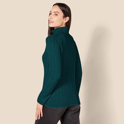Vue 3 de Femme Pull Col Roule