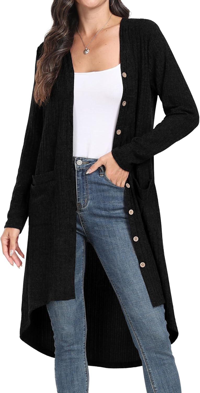 Cardigan Femme Long Cardigan