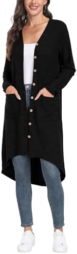 Vue 6 de Cardigan Femme Long Cardigan