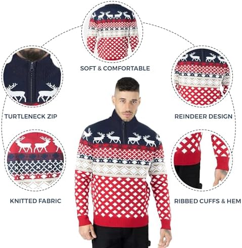 Vue 5 de Hommes Noel Pullover Nouveaute