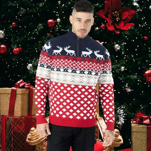 Vue 7 de Hommes Noel Pullover Nouveaute