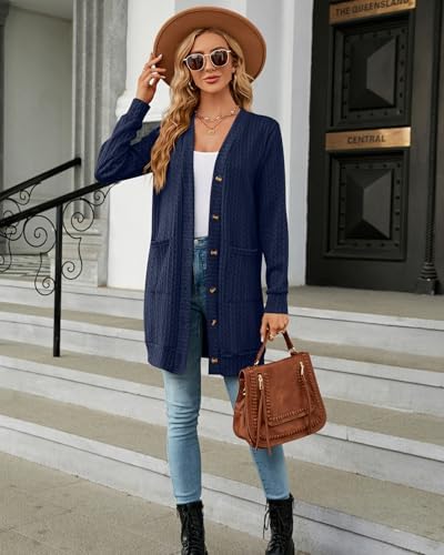 Vue 5 de Gilet Femme Long Cardigan