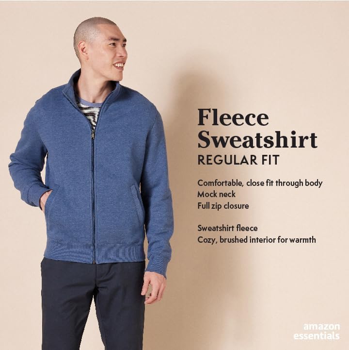 Vue 2 de Sweatshirt Col Montant