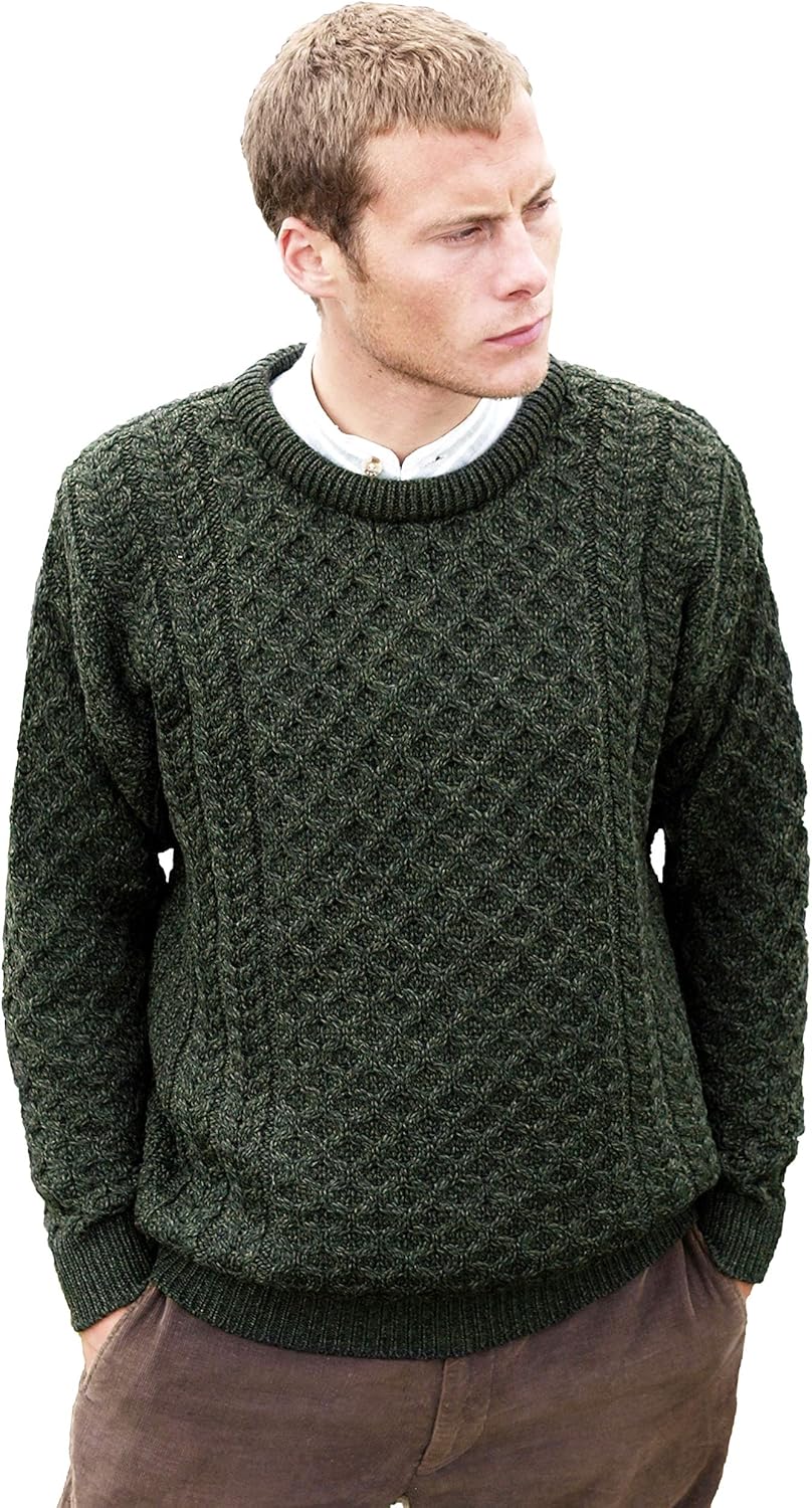 Unisex Irish Cable Knitted