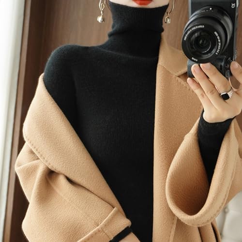 Vue 4 de Pull Cachemire Femme Chaud
