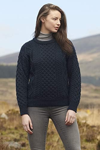 Vue 2 de Irish Soft Cable Knitted