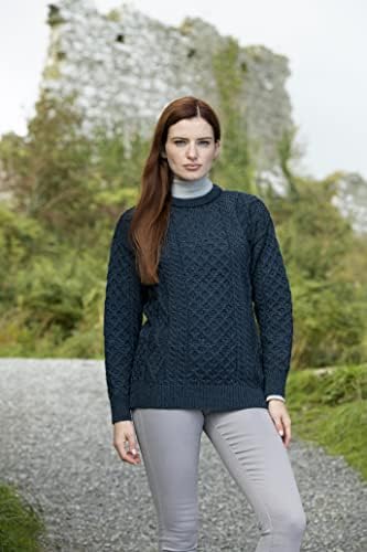 Vue 4 de Irish Soft Cable Knitted