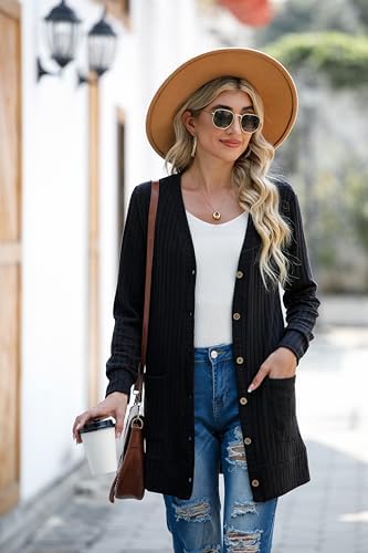 Vue 6 de Gilet Femme Cardigan Long