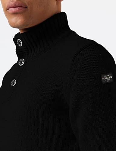 Vue 3 de Pull Schott Homme Ref