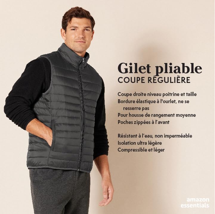 Vue 2 de Doudoune Pliable Impermeable Legere