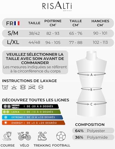 Vue 6 de Debardeur Femme Thermique Energy