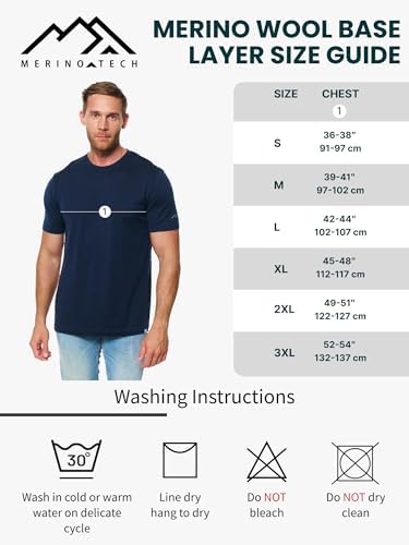 Vue 6 de Shirt Merinos Homme