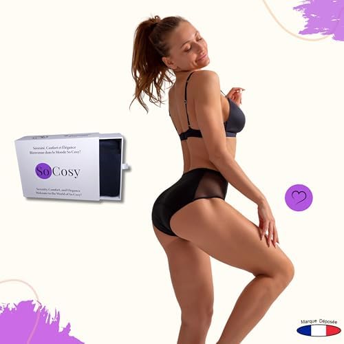 Vue 2 de Socosy Culotte Menstruelle Taille