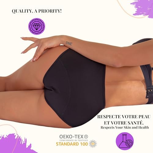 Vue 4 de Socosy Culotte Menstruelle Taille