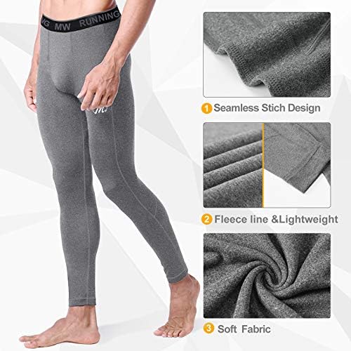 Vue 3 de Pantalon Thermique Hommesousvetements Thermique