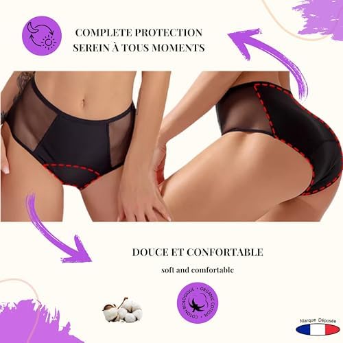 Vue 5 de Socosy Culotte Menstruelle Taille