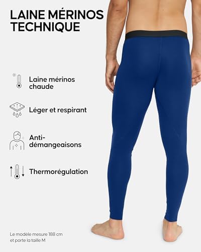 Vue 2 de Leggings Thermiques En Laine