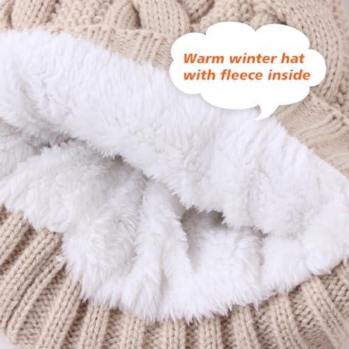 Vue 3 de Bonnet Dhiver Chaud En