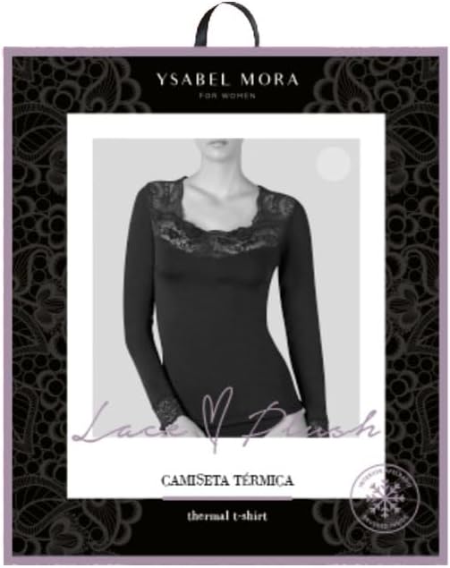 Vue 2 de Tshirt Thermique En Dentelle