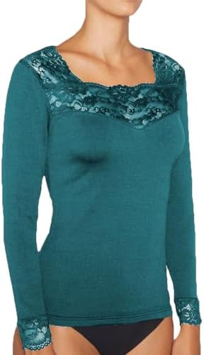 Vue 6 de Tshirt Thermique En Dentelle