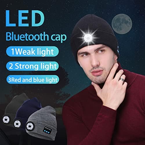 Vue 3 de Led Bluetooth Bonnet Lumineux