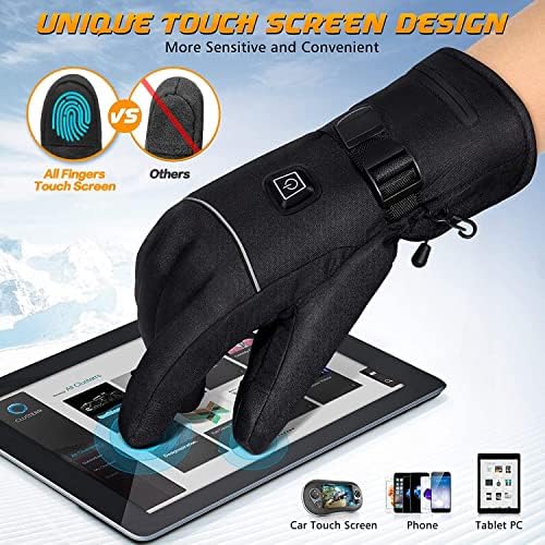 Vue 3 de Gants Chauffants Pour Femme