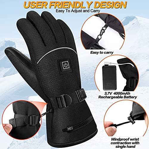 Vue 4 de Gants Chauffants Pour Femme