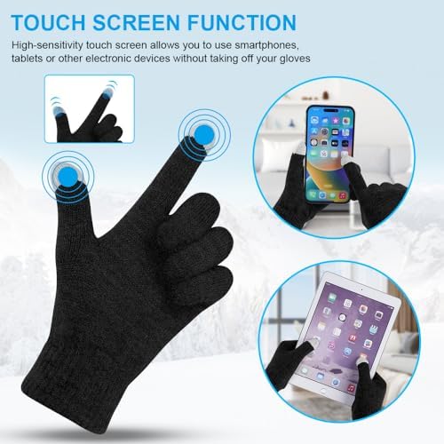 Vue 4 de Bonnet Echarpe Et Gants