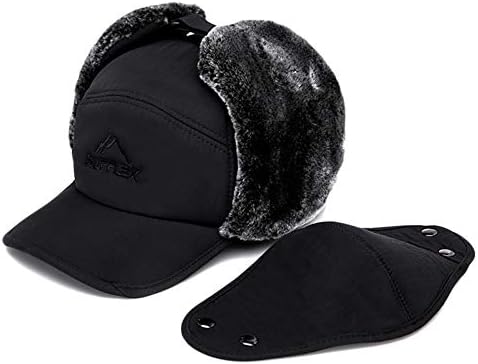 Vue 2 de Homme Chapka Coton Hiver