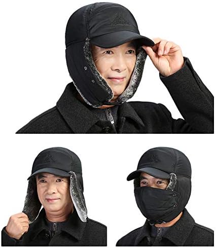 Vue 3 de Homme Chapka Coton Hiver